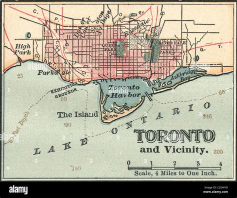 Mapa De Toronto Fotografía De Stock Alamy