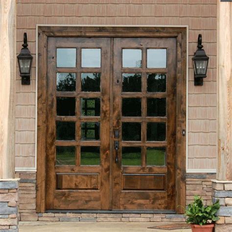 Wooden Double Glazed French Doors Exterior Sunnyclan