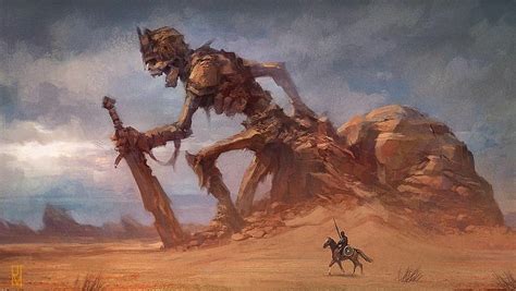 Giant Skeleton Fantasy Art Insularmiseria