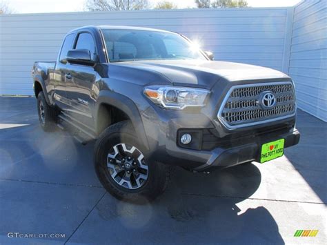 2016 Magnetic Gray Metallic Toyota Tacoma Trd Off Road Access Cab 4x4