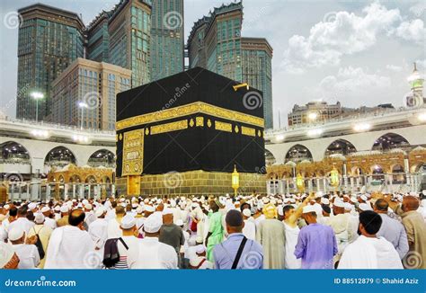 El Kaaba Santo Makkah La Arabia Saudita Imagen De Archivo Editorial