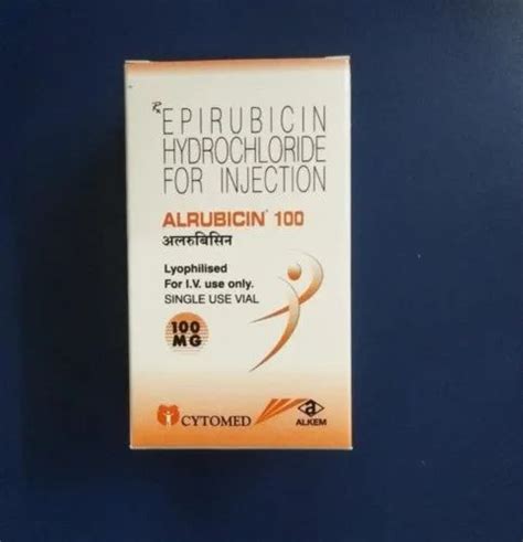 Epirubicin Alkem Laboratories Ltd Alrubicin 100mg Injection Packaging