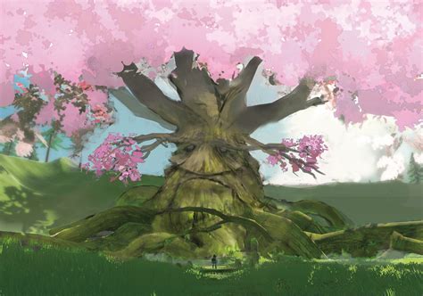 Filegreat Deku Tree Botw Concept Art Zelda Dungeon Wiki A The