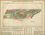 1822 Tennessee | Tennessee map, Map, Tennessee