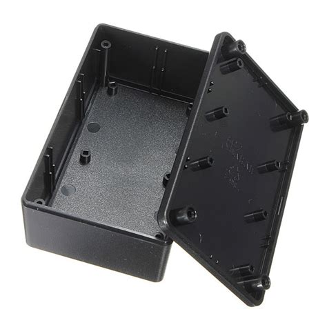 Abs Plastic Electronic Enclosure Project Box Black Junction Case 103x6