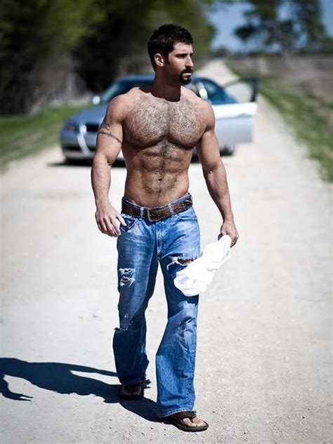 Incredible Hairy Chest Men And Muscular Daddy Hunks Part