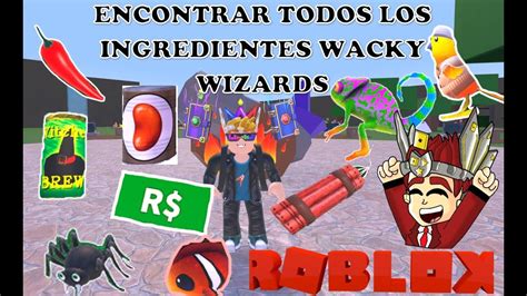 🧙‍♂️cómo Conseguir Todos Los Ingredientes En Wacky Wizard 🧙‍♂️ Roblox
