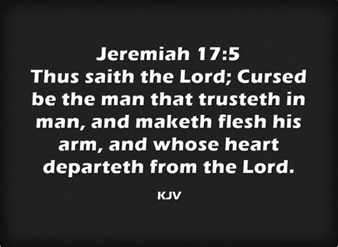 Jeremiah 175 King James Kjv Bible Quotes Prayer Bible Quotes Faith