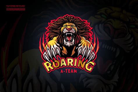 Roaring Esport Logo Template By Ekojlnbumi07 On Envato Elements