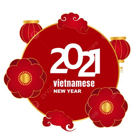 Sunflower Vector Vietnamese New Year 2021 Design Lamp New Year 2021