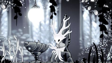 The White Lady Tending To The Hollow Knight Rhollowknight