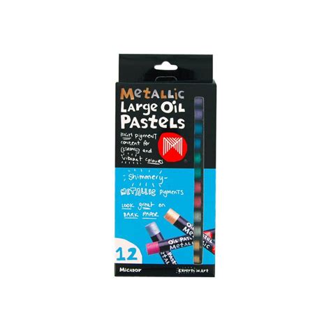 Almost any medium intended for use with oil painting will work well with them, and you can get effects similar to most types of oil paintings using those mediums on canvas or gessoed hardboard. Micador Metallic Oil Pastels Pkt 12 | Winc