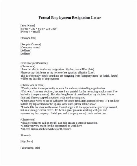 Format Resigning Resignation Letter Sample Official Letter My Xxx Hot Girl