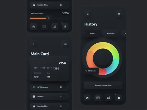 Here are the best themes for android, ios and desktop telegram app. Skeuomorph Banking App Dark Mode by Mikołaj Gałęziowski