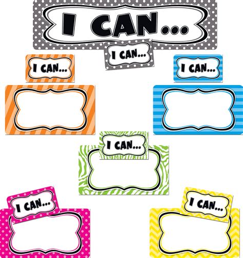 I Canmini Bulletin Board Set Tcr4623 Teacher Created Resources