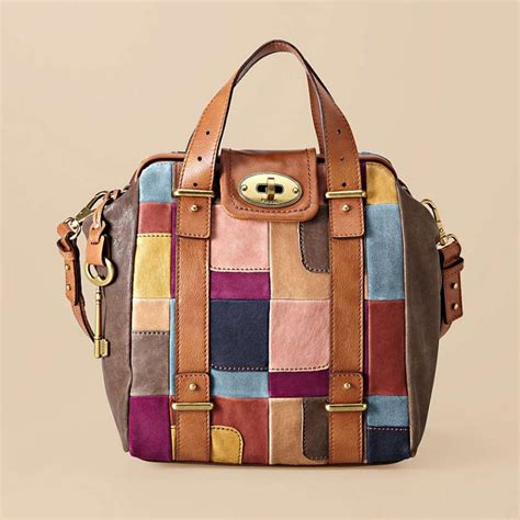 Another Patchwork Leather Bag By Fossil