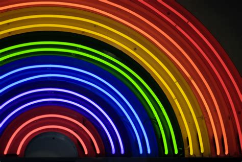 Rainbow Neon Sign 4025 Stockarch Free Stock Photos