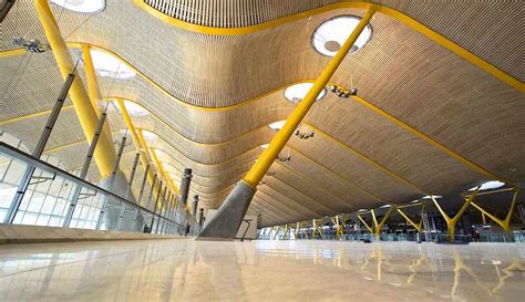 Richard Rogers Terminal T 4 At Madrids Barajas International Airport