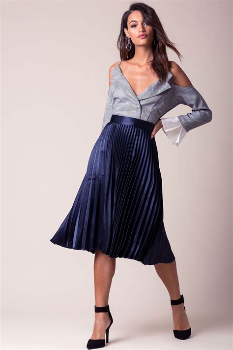 Silky And Shiny Pleated Long Skirt Pleated Skirt Accordion Skirt