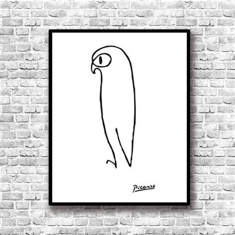 Famous Minimalist Art Canvas Prints Painting Pablo Picasso Well Knowed