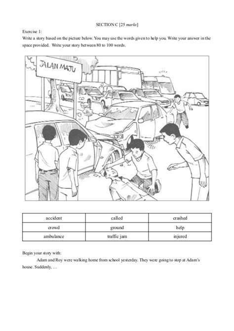 Let's take an exercise of phrasal verbs for its better understanding. UPSR - English Paper 2 - Section C