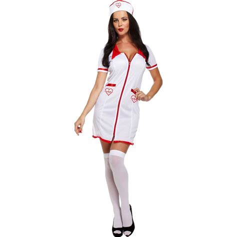 Henbrandt Halloween Fancy Dress Costume Adult Sexy Nurse