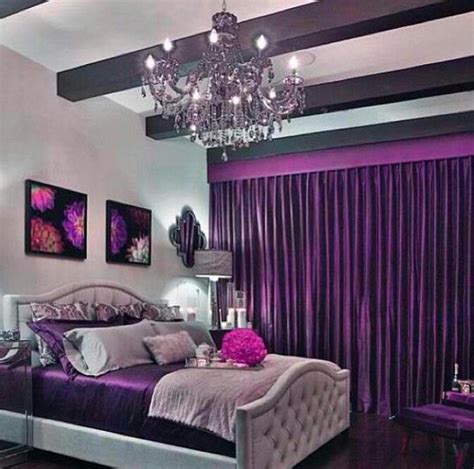 Pin By Terra Glam On Home And Decor Purple Master Bedroom Purple