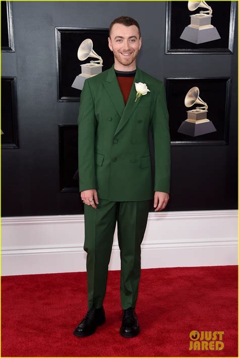 Sam Smith Arrives On Grammys 2018 Red Carpet Photo 1136030 Photo