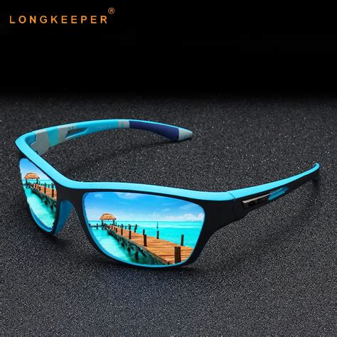 longkeeper classic polarized sunglasses men s driving shades blue outdoor sports sun glasses