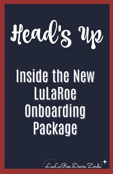 Heads Up Inside The New Lularoe Onboarding Packages Devin Zarda