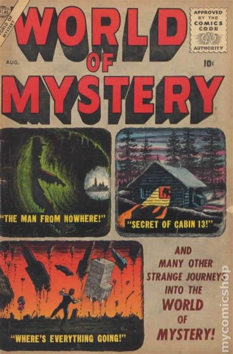 World Of Mystery 1956 Comic Books