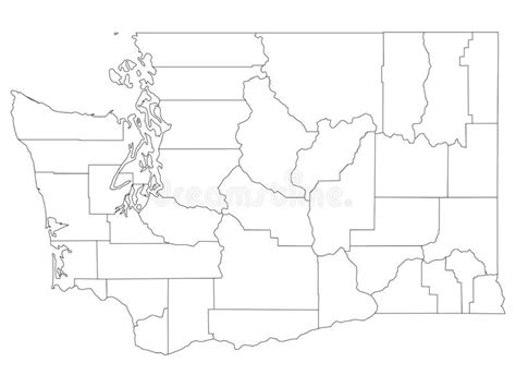 Blank Washington State Map Oconto County Plat Map