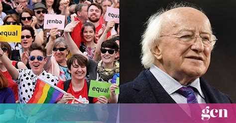 Michael D Higgins Signs Same Sex Marriage Into Constitution Gcn