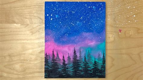 Easy Acrylic Painting For Beginners Tutorial Acrylic Painting Galaxy