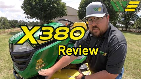 John Deere X380 Riding Lawn Tractor Mower Review And Walkaround Youtube