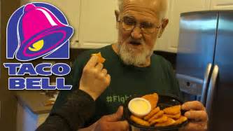 Grandpa Tries The Taco Bell Chicken Chips Youtube