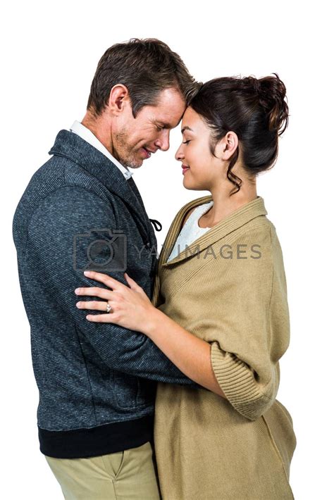 Side view of affectionate couple hugging Royalty Free Stock Image | Stock Photos, Royalty Free ...