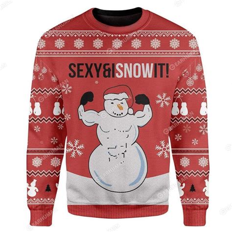Snowman Ugly Christmas Sweater 2023 All Over Print Sweatshirt Weinsteinnew Fashion Store
