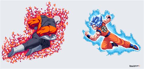 Maybe you would like to learn more about one of these? OC CC Jiren vs Goku Pixelart! : dbz