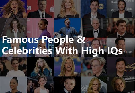 Famous People And Celebrities With High Iqs Better Health Post
