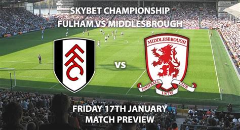 Fulham vs middlesbrough h2h head to head statistics and team results. Fulham vs Middlesbrough - Match Preview | Betalyst.com