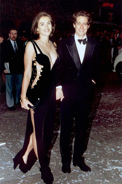 Nostalgia The Hottest Couples Of The S Elizabeth Hurley Versace Dress Fashion History