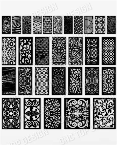 Panels Patterns Decorative For Cnc Machine Plasma Router