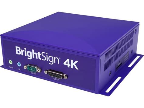 Brightsign 4k1042 Robust 4k Multi Control Interactive Solid State Full