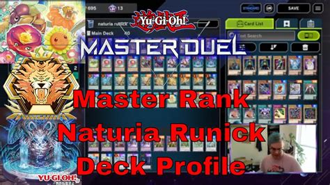 Master Ranked Naturia Runick Deck Profile Youtube