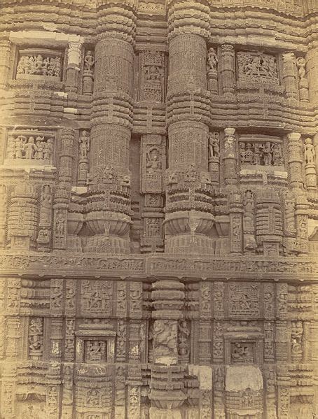 Fileclose View Of Portion Of North Façade Of The Jagannatha Temple