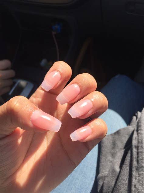 Clear Pink Gel In 2019 Pink Gel Nails Overlay Nails Gel Nails
