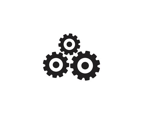 Gear Logo Template Vector Icon Vector Art At Vecteezy
