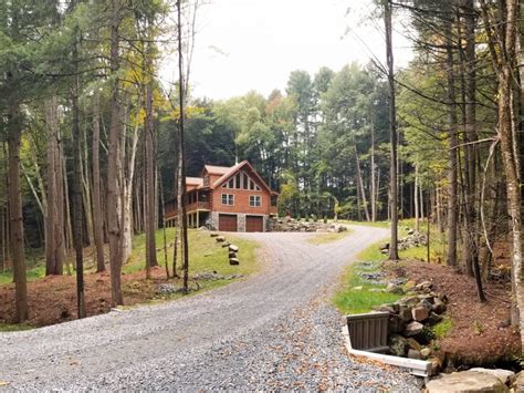 Two Story Cabin In The Catskills In New York Cozy Cabins Llc