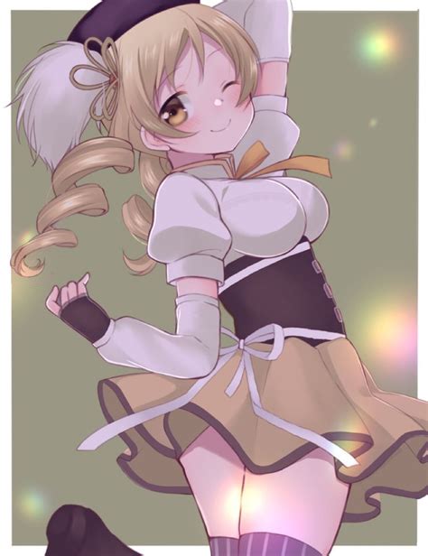 Tomoe Mami Mahou Shoujo MadokaMagica Image By Hachusan